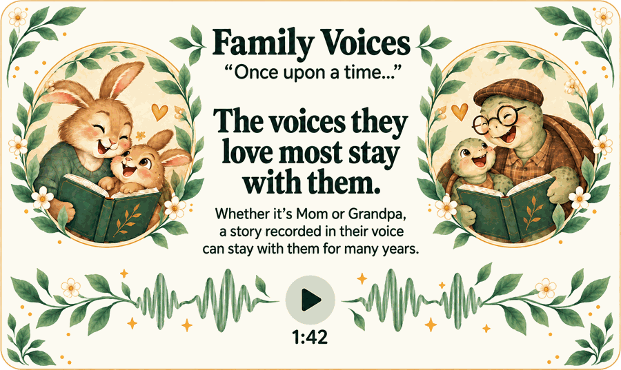 The voices that matter most are the ones that stay.